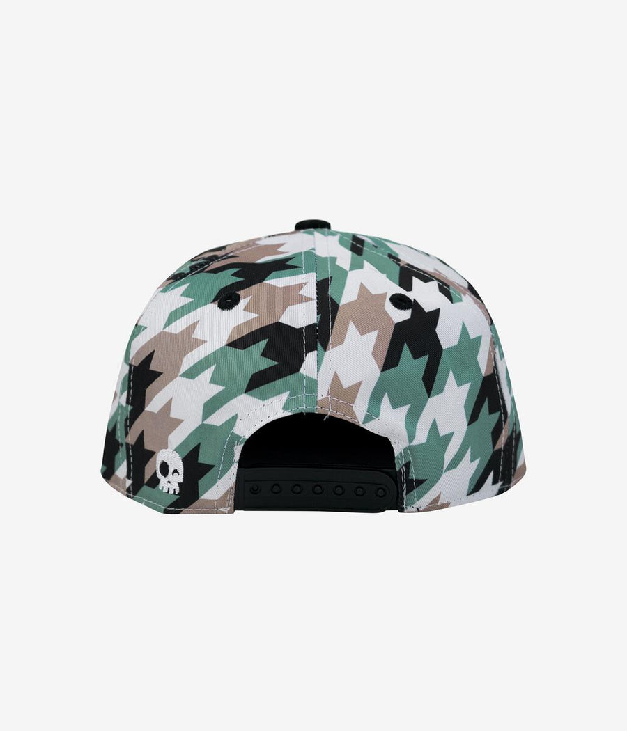 Kid's Houndstooth Snap Back Hat