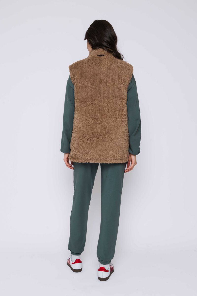Ladies Julie Reversible Sherpa Lined Vest