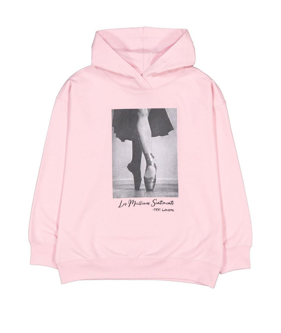 Girl's (7-16) Ballet Fleece Hoodie