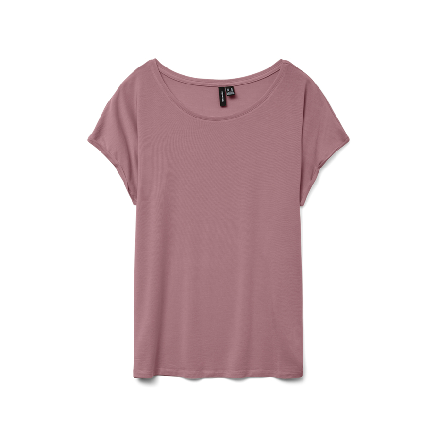 Ladies Mava Plain T-Shirt - Nostalgia Rose