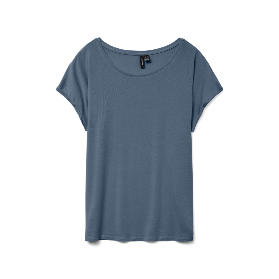 Ladies Mava Plain T-Shirt - China Blue