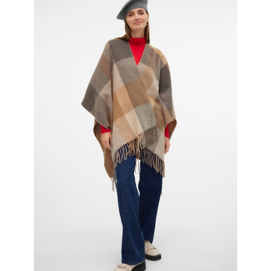 Ladies Poncho - Tigers Eye