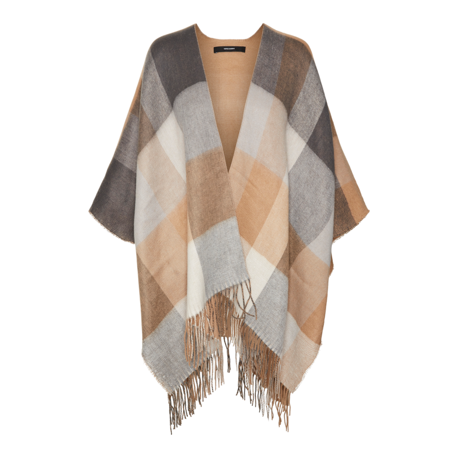 Ladies Poncho - Tigers Eye