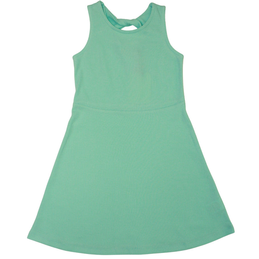 Girl's (2-7) Dress - Aqua