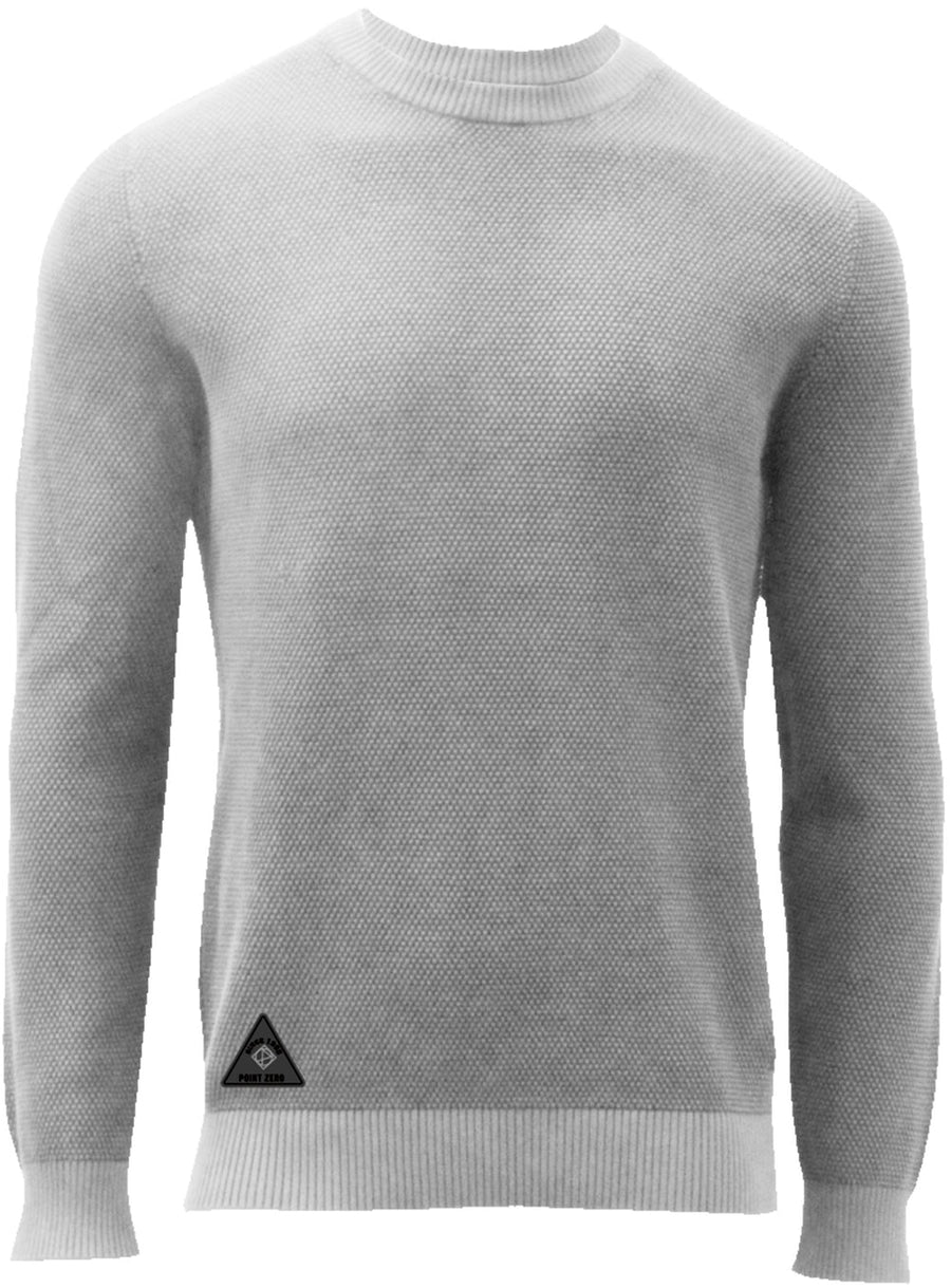 Men's Fine Crewneck Sweater - Cement Grey Mix