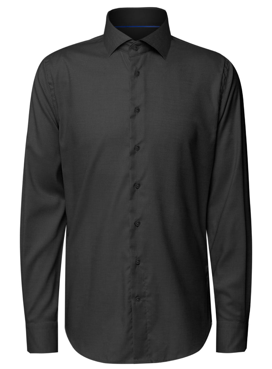 Men's Dustin Long Sleeve Dress Shirt - Black