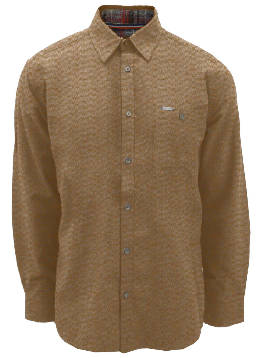 Men's Kendrick Semi Fit Button Up - Pecan