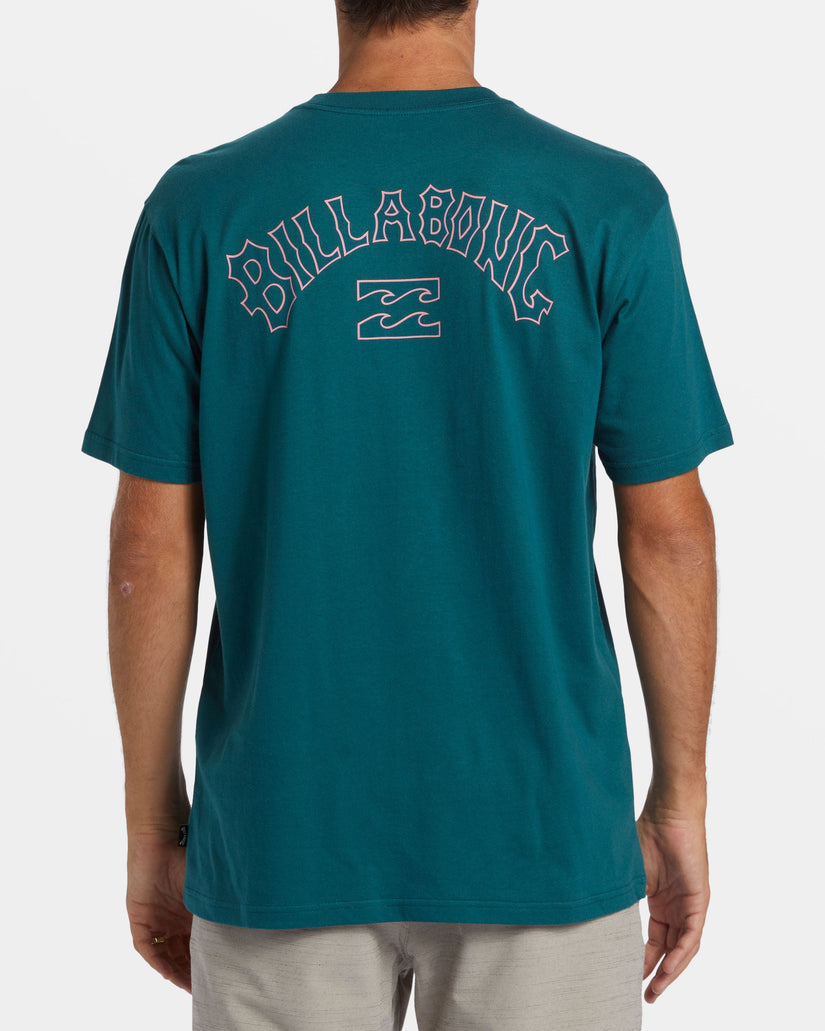 Men's Arch Fill T-Shirt - Real Teal