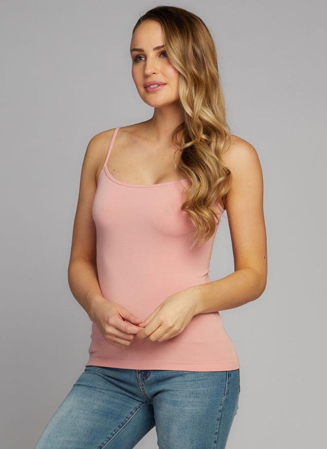 Bamboo Spaghetti Strap Cami - Short