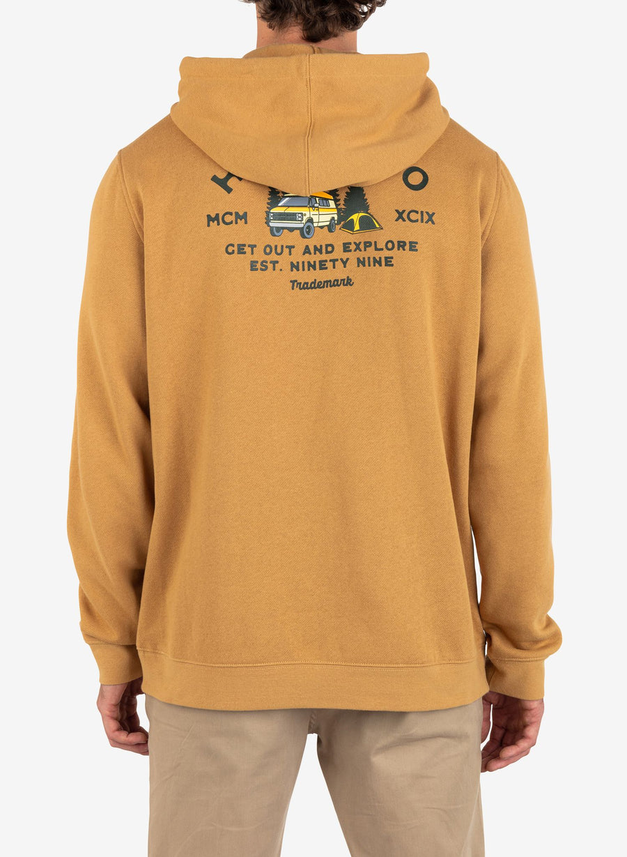 Men's Campin Fleece Pullover - Earthstone