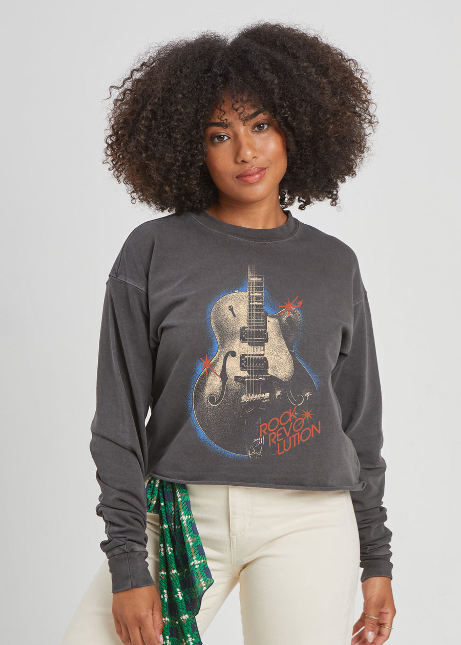 Ladies Rock Revolution Cropped Sweater