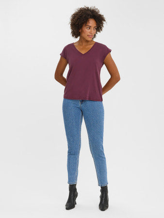 Ladies Filla VNeck T-Shirt - Winetasting