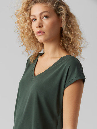 Ladies Filla VNeck T-Shirt - Pine Grove