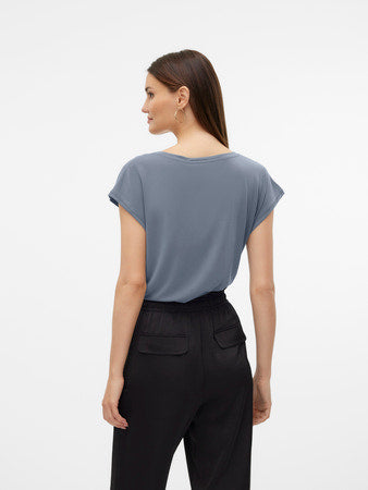 Ladies Filla VNeck T-Shirt - Stormy Weather
