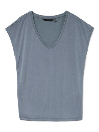 Ladies Filla VNeck T-Shirt - Stormy Weather