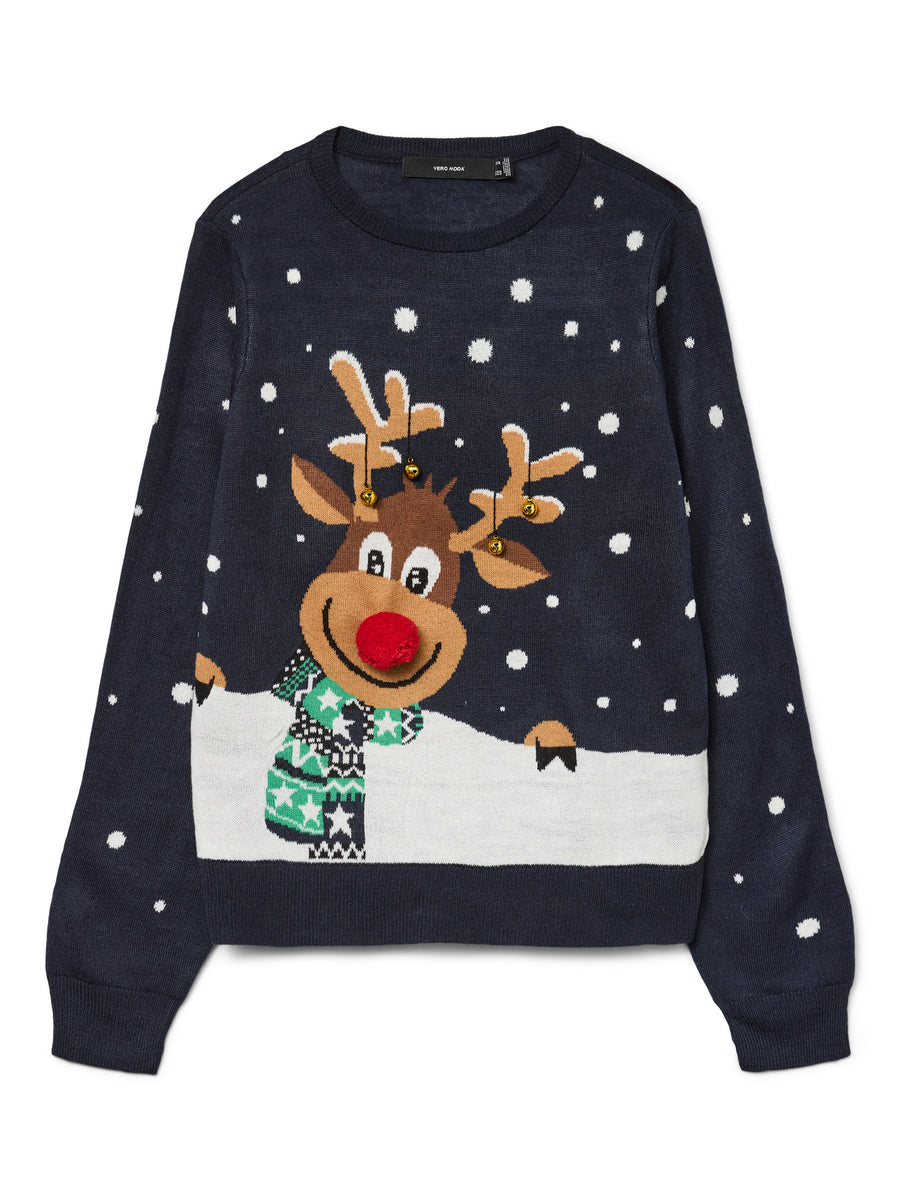 Unisex Christmas Sweater - Navy