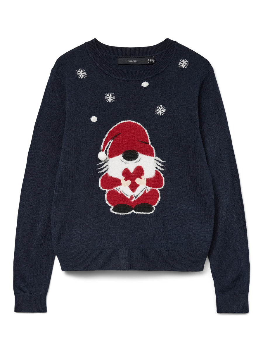 Ladies Christmas Sweater - Black