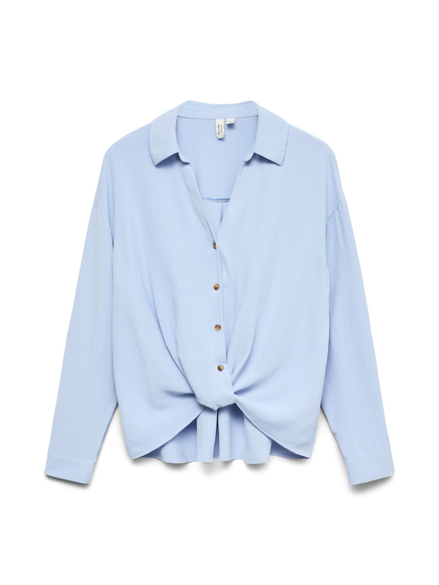 Ladies Izzy Long Sleeve Blouse - Blue