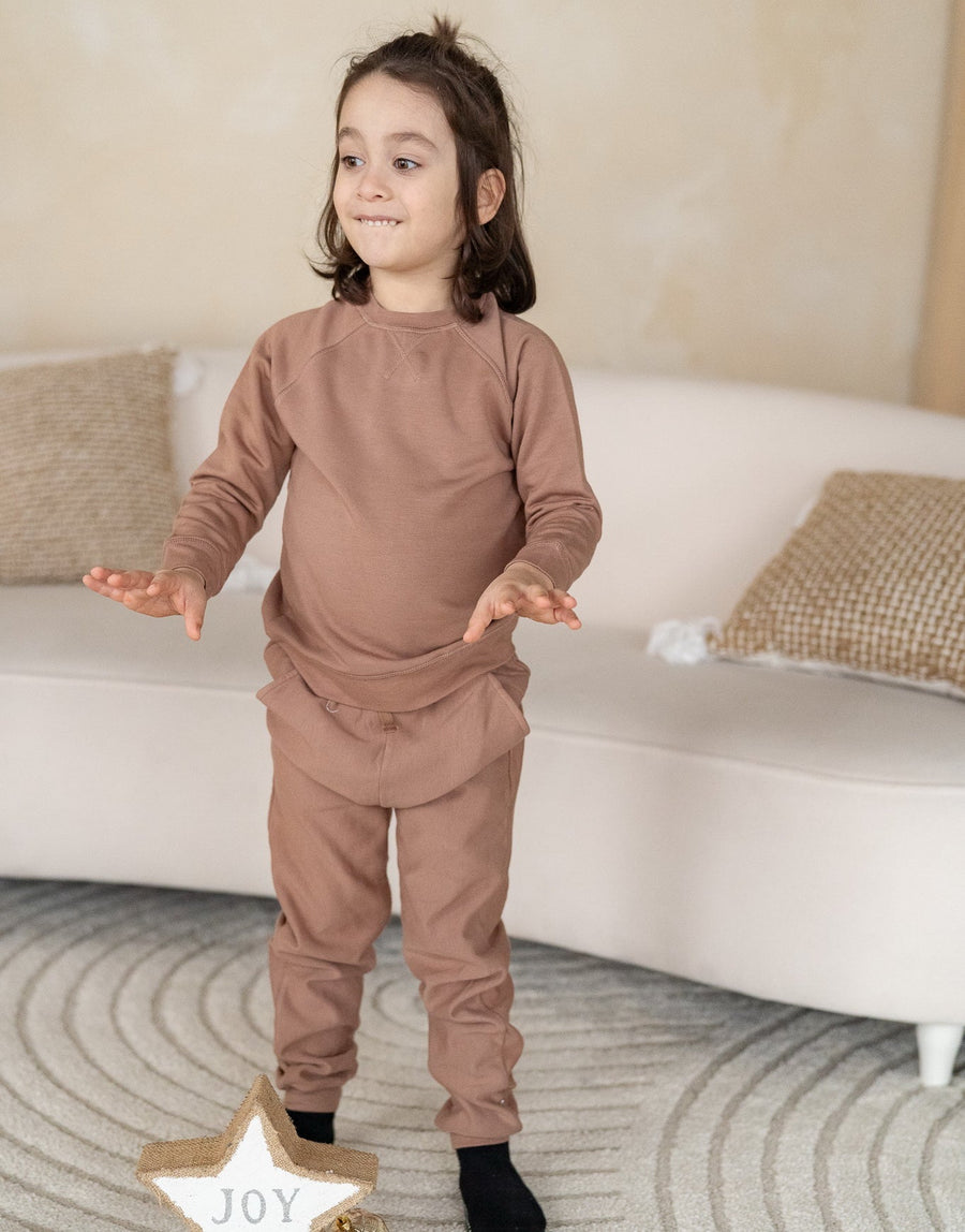 Kid's (2-6x) Bamboo Fleece Sweatpant - Brownie