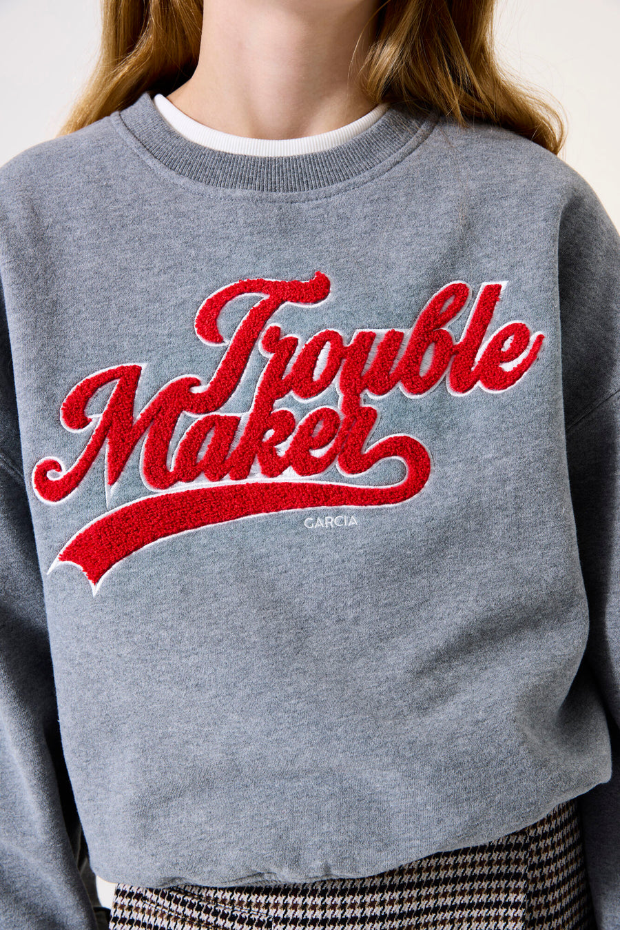 Girl's (8-16) Trouble Maker Sweater