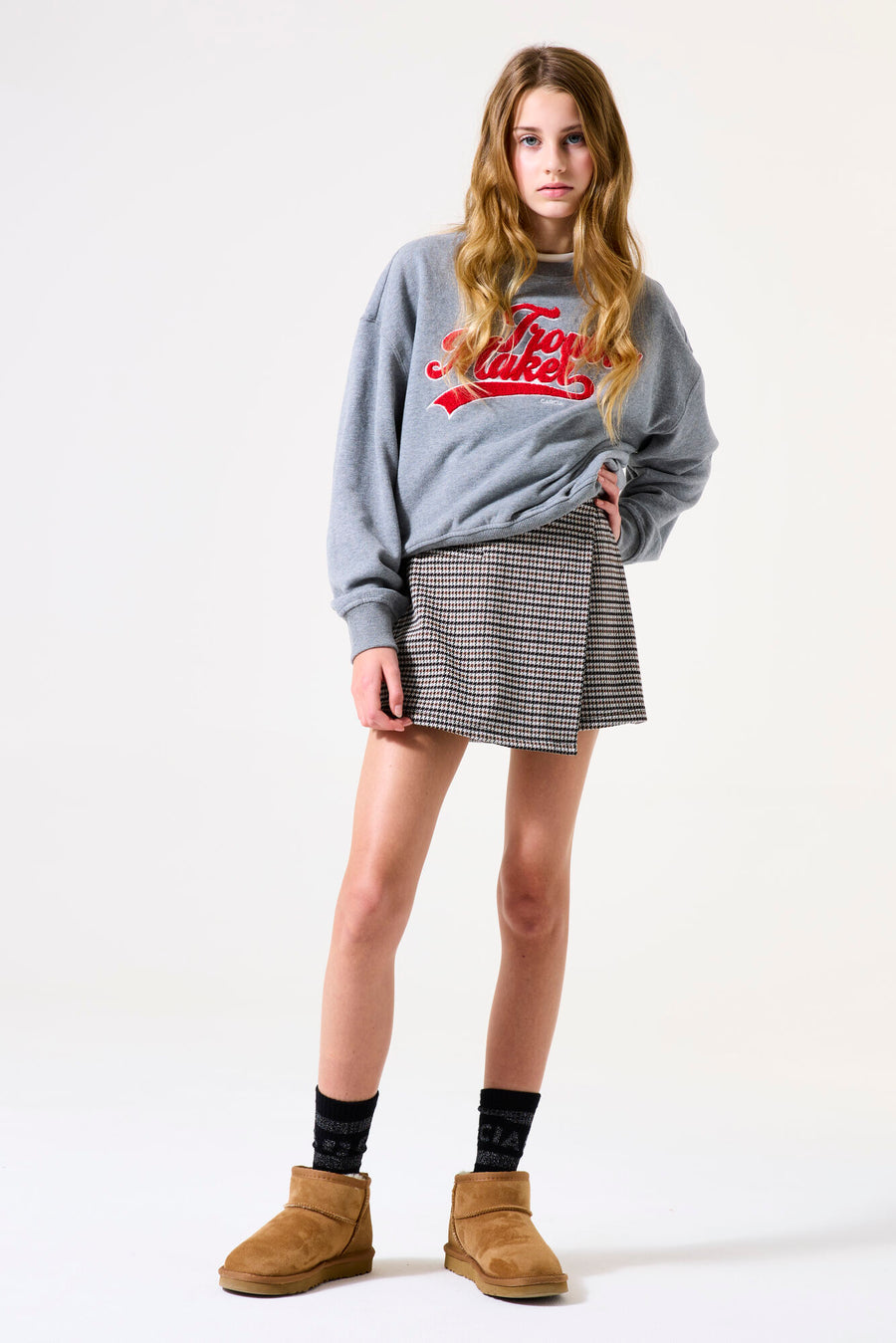 Girl's (8-16) Trouble Maker Sweater