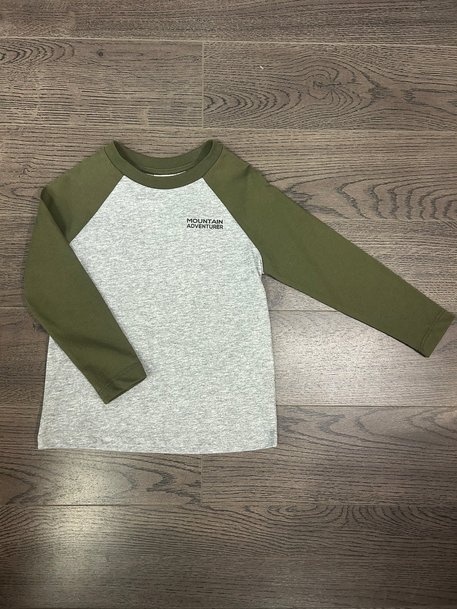 Boy's (2-14) Long Sleeve Top - Khaki