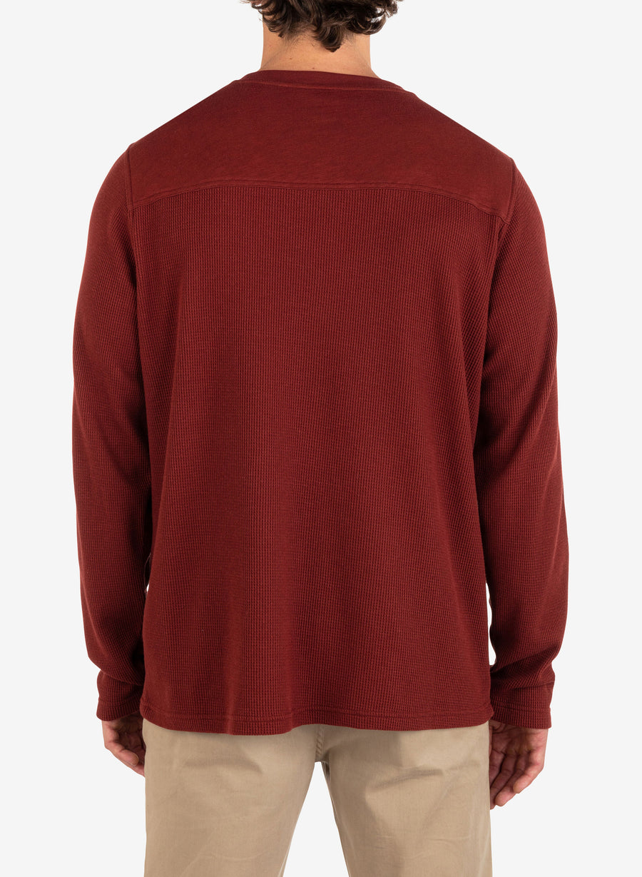 Men's Felton Thermal Long Sleeve Crew - Matador