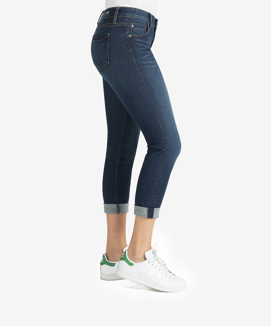 Ladies Catherine Mid Rise Boyfriend Jean