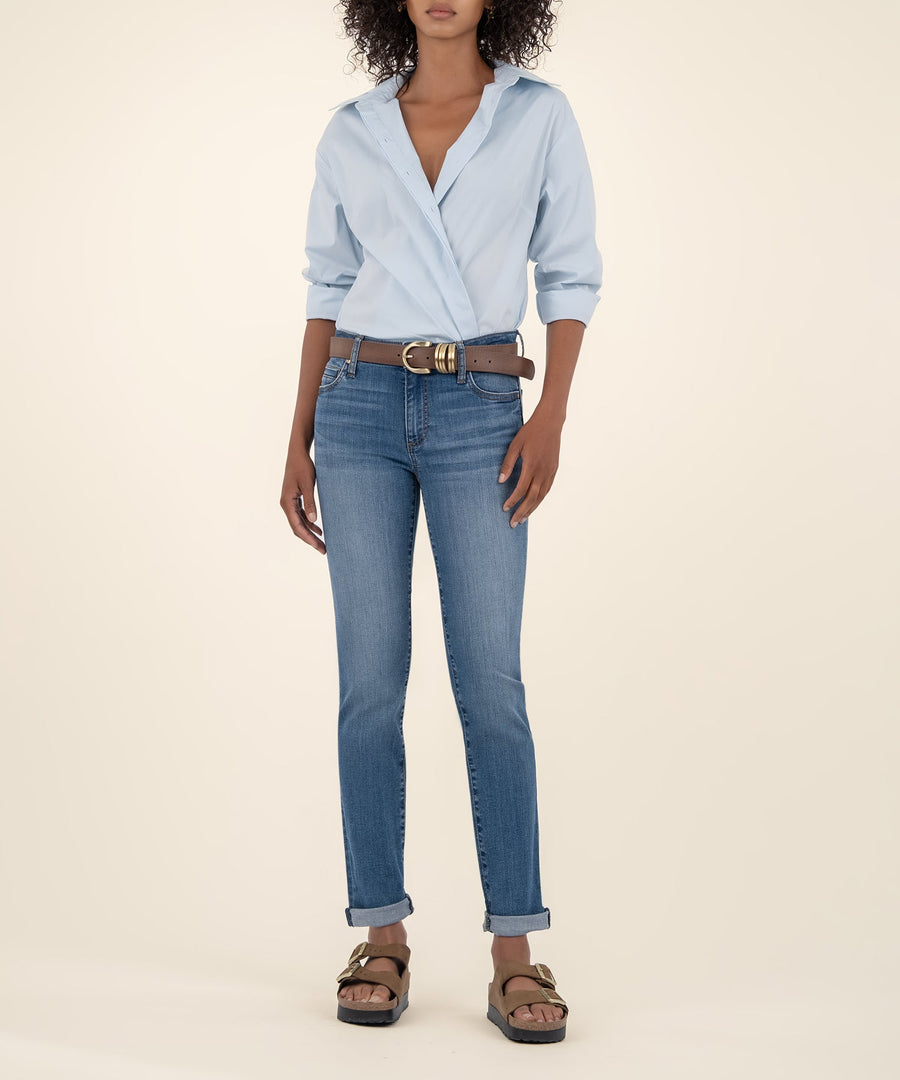 Ladies Mid Rise Catherine Boyfriend Jean
