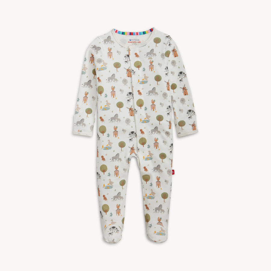 Infant Magnetic Footie - Funny Farm