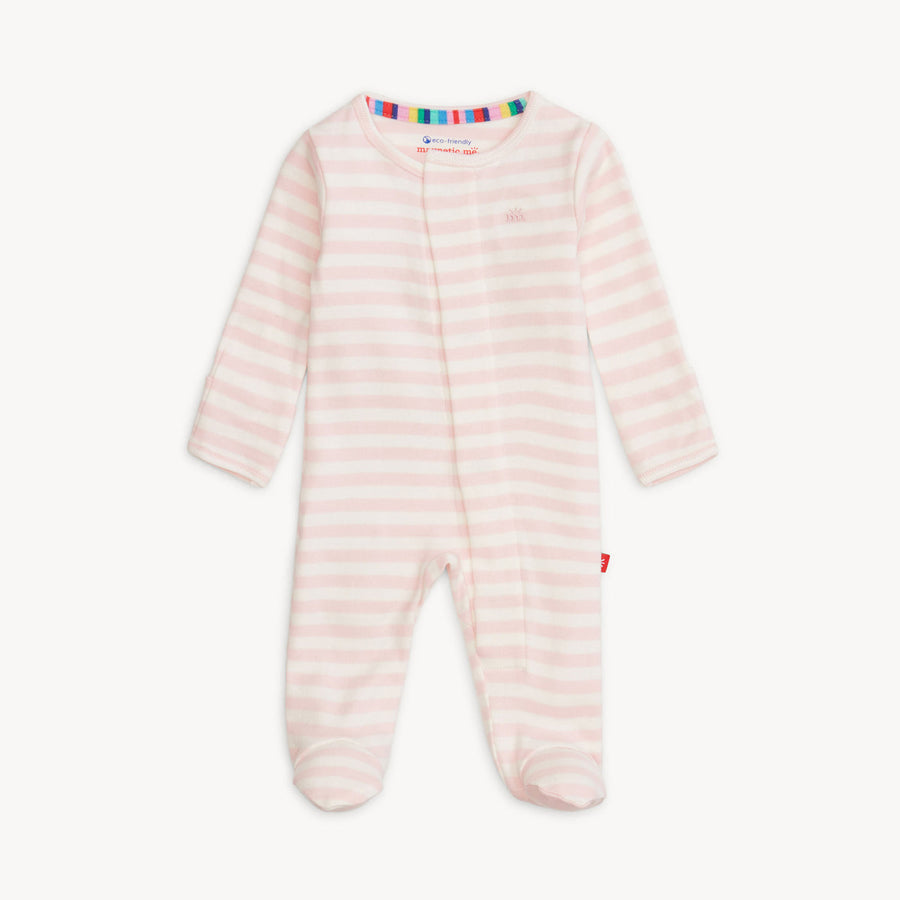 Infant Girl's Magnetic Footie