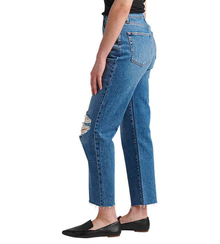 Ladies Highly Desirable High Rise Straight Jean