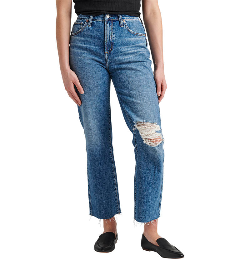 Ladies Highly Desirable High Rise Straight Jean