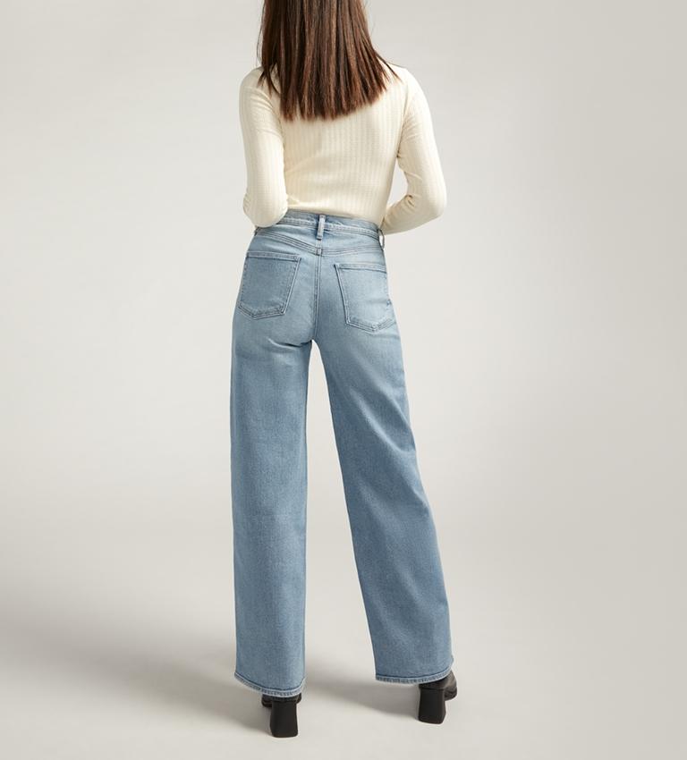 Ladies V Front Wide Leg Jean - 31