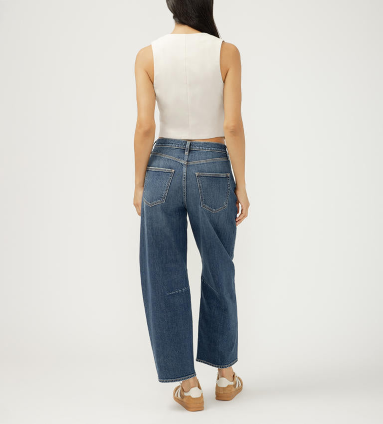 Ladies Barrel Leg Jean - 28