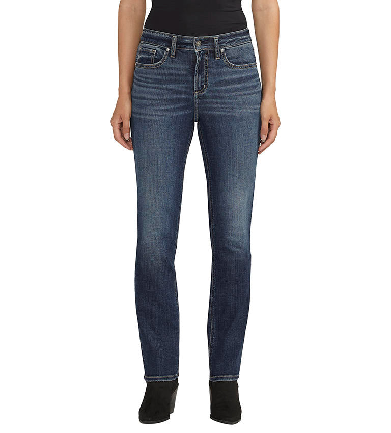 Ladies Avery High Rise Straight Jean