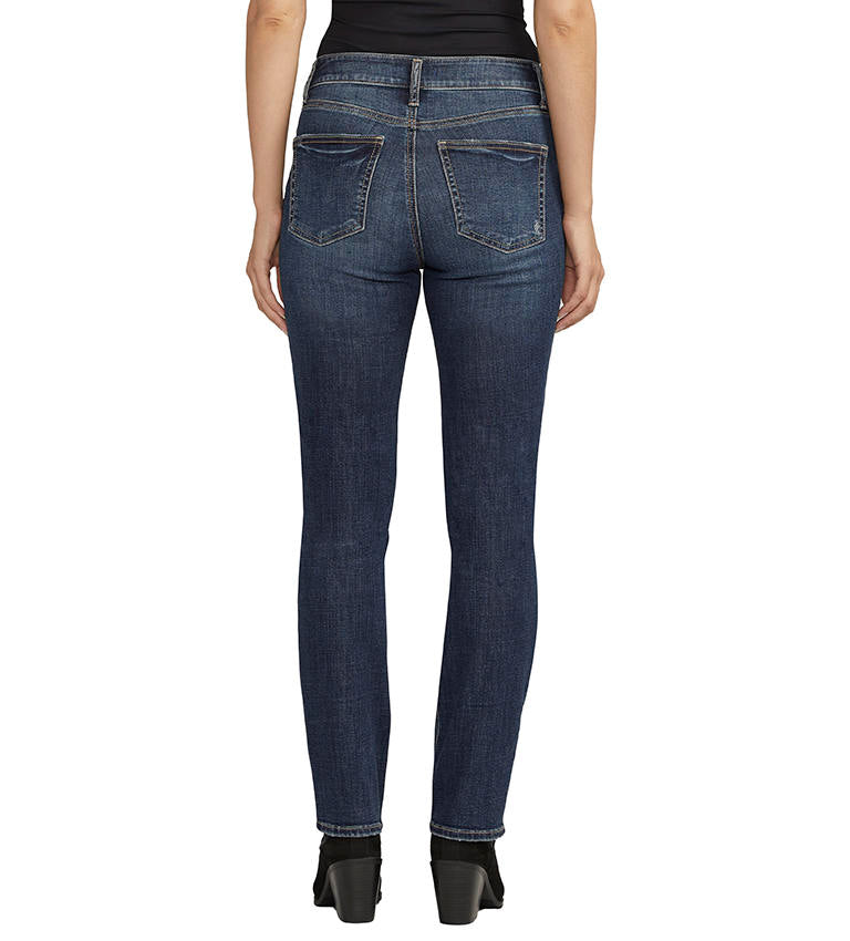 Ladies Avery High Rise Straight Jean