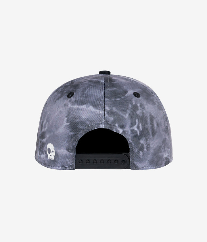 Kid's Black Tie Dye Snapback Hat