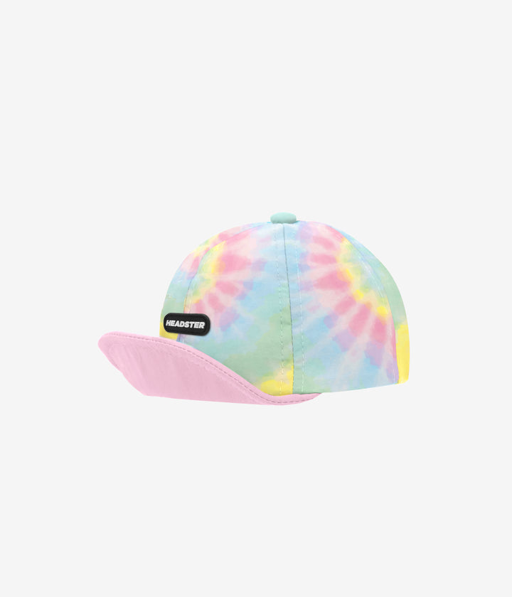 Infant Tie Dye Pink Short Brim Hat