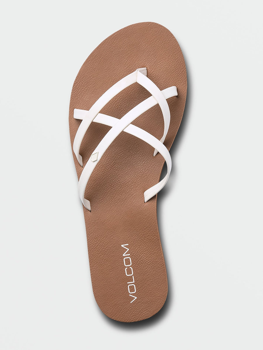 Ladies New School ll Sandal - White