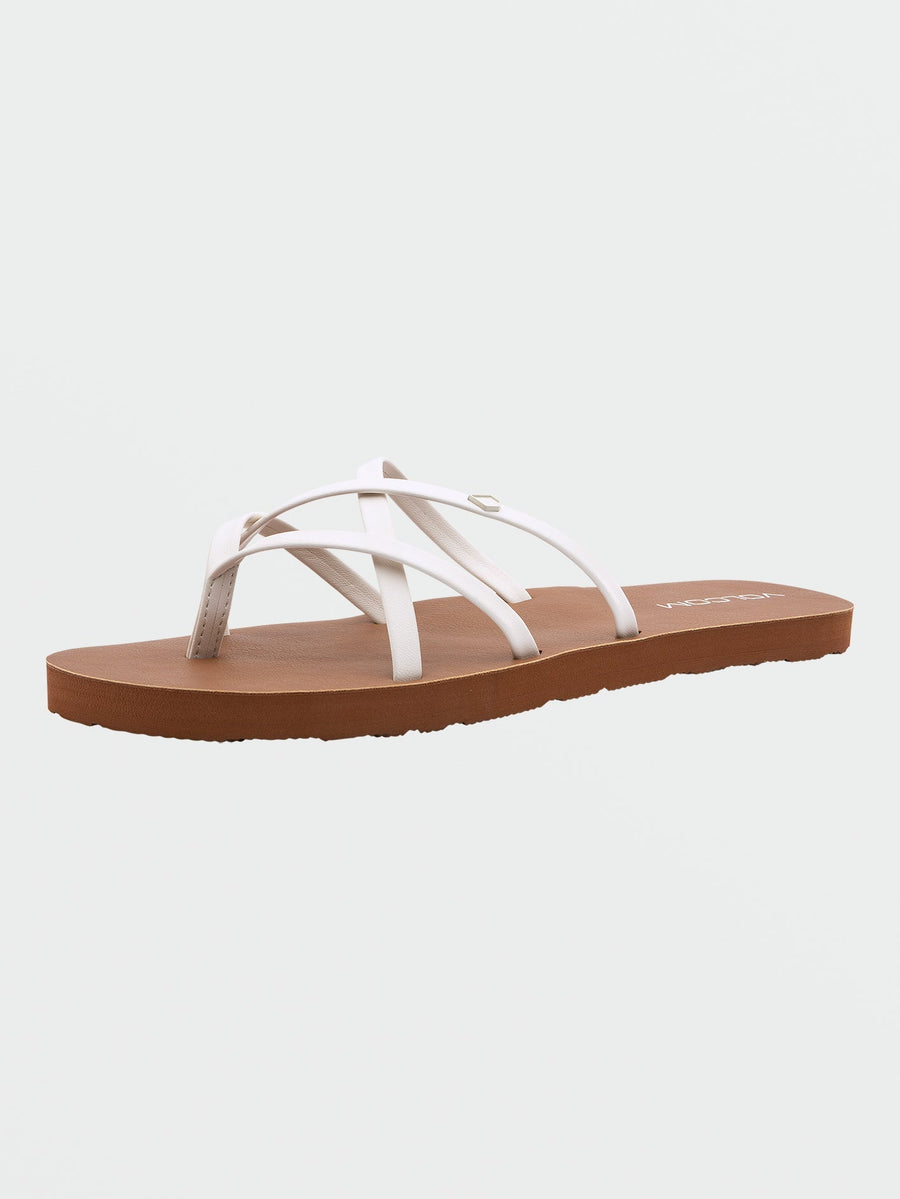 Ladies New School ll Sandal - White