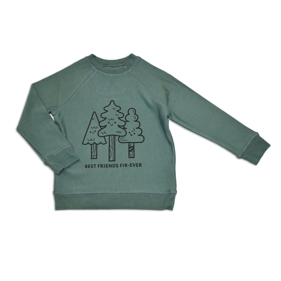 Kid's (2-6X) Bamboo Fleece Sweater - Pine