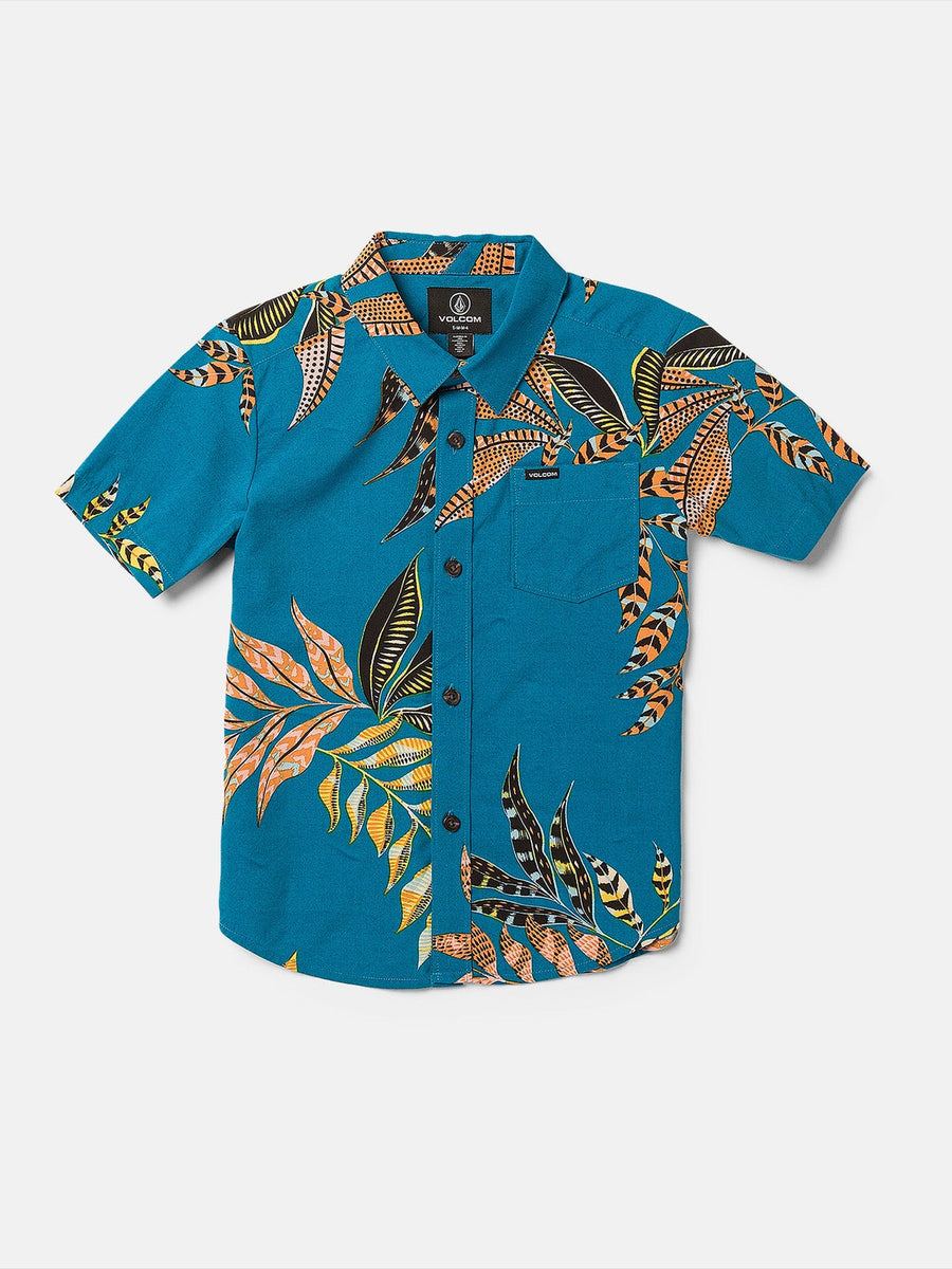 Boy's (S-XL) Paradiso Floral Button Up