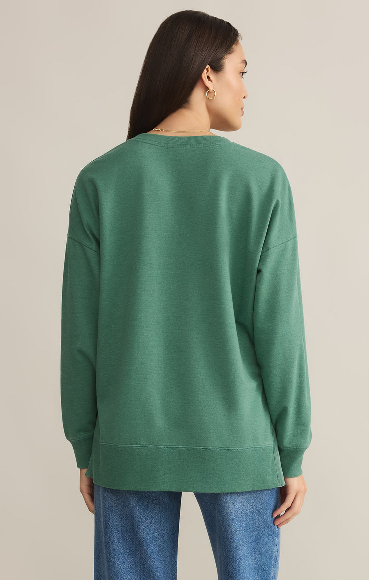 Ladies Modern V-Neck Weekender - Botanical Green