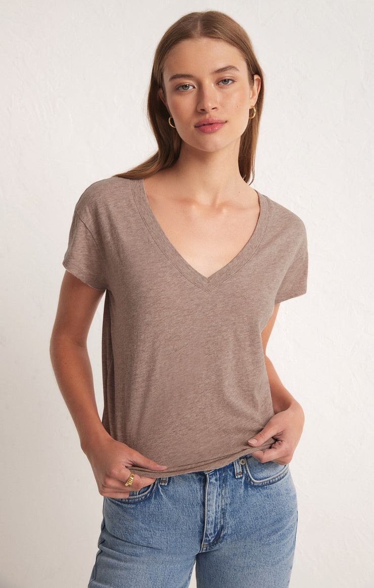 Ladies Modern V-Neck Tee