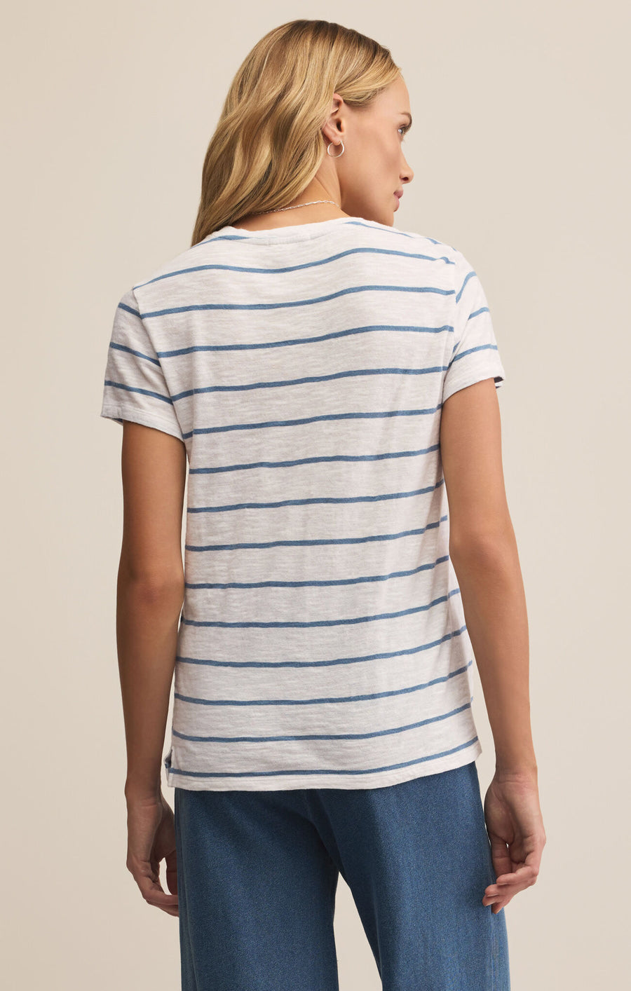 Ladies Foundation Striped Tee