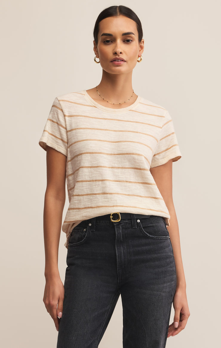 Ladies Foundation Striped Tee