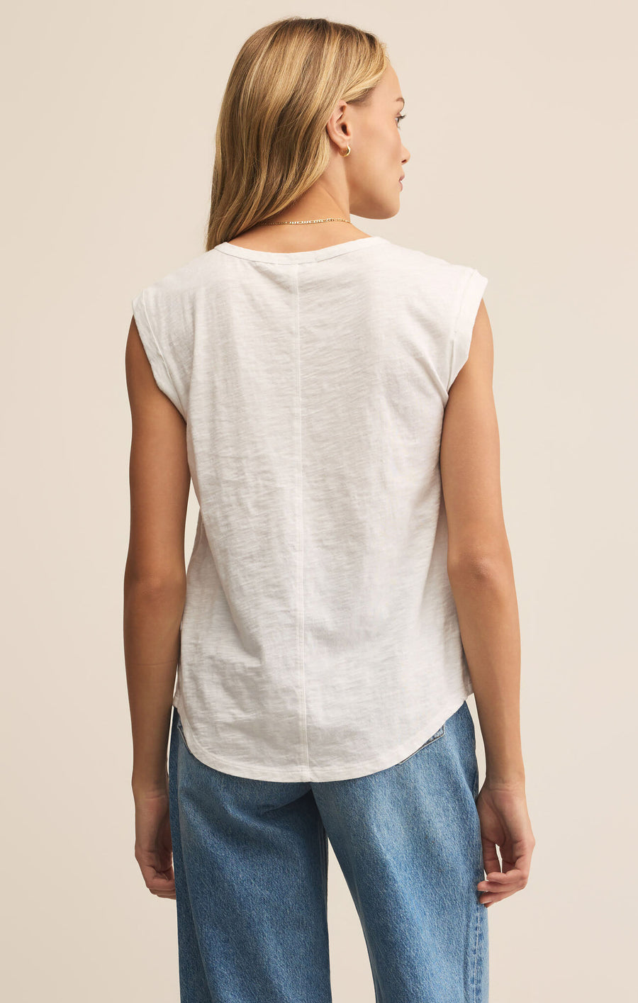Ladies Per Diem Tee - White