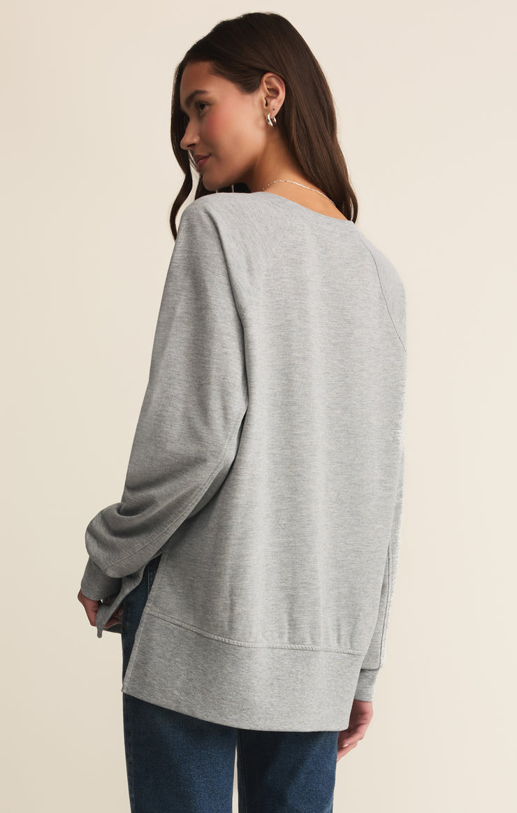 Modern V-Neck Weekender - Classic Heather Grey