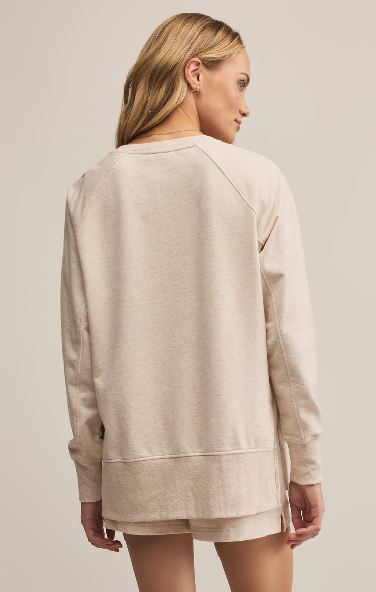 Ladies V-Neck Weekender - Light Oatmeal